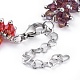Perle di vetro braccialetti BJEW-JB04406-3