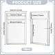 10 porta tessere in plastica&nbsp;AJEW-GO0002-73-2