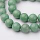 Chapelets de perles en jade Mashan naturel G-K151-10mm-43-3