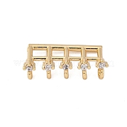 Латунные прозрачные подвески из кубического циркония KK-P289-15G