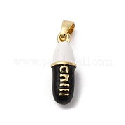 Латунь эмаль подвески KK-Q098-40G-C