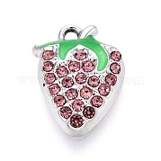 Rhinestone сплава и эмали подвески PALLOY-T092-42P-03
