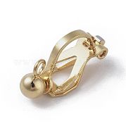 Латунные фурнитура для клипс. с петлей KK-WH0033-64G
