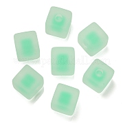 Матовые акриловые европейские бусины OACR-G012-14B