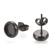 Серьги-гвоздики из нержавеющей стали 304 STAS-K202-05B-B