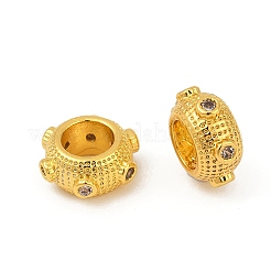 Messing Zirkonia European Beads&nbsp;KK-Q081-11MG