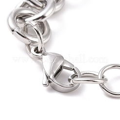Anlaufgeschützte Rolo-Kettenarmbänder aus Edelstahl 304&nbsp;BJEW-F433-02P