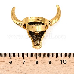 4 anello aperto con polsino in turchese sintetico&nbsp;RJEW-P179-03AG