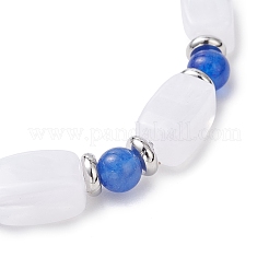 Braccialetti elastici con perline acriliche per uomo e donna&nbsp;BJEW-JB12167-02