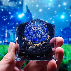 Decorazioni per display in resina piramidale orgonite&nbsp;TREE-PW0001-63A