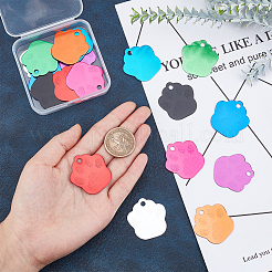 18 pendentif en alliage d'aluminium 9 couleurs&nbsp;ALUM-AR0001-02