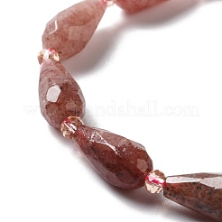 Natürlichen Erdbeere Quarzperlen Stränge&nbsp;G-B028-A01