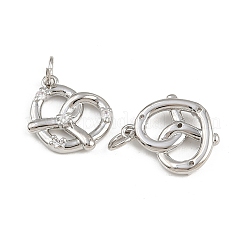 Colgante micropavé cubic zirconia de latón&nbsp;KK-A269-54P