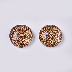 Glas cabochons&nbsp;GLAA-WH0015-09A