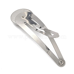 Verschluss für Haarspangen aus Edelstahl 304&nbsp;STAS-B126-01B-P