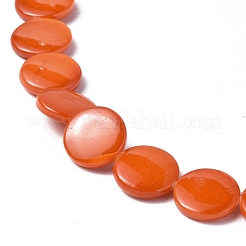 Fili di perle d'acqua dolce naturali verniciate a spruzzo&nbsp;SHEL-C003-05A