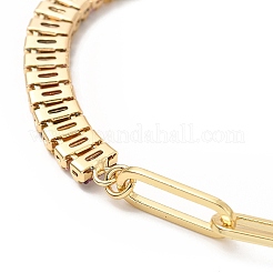 Bracelet de tennis en zircone cubique&nbsp;BJEW-A132-17G-01