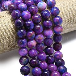 Chapelets de perles en jade de malaisie naturelle&nbsp;G-L645-A01-14mm-03
