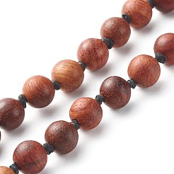 Collane con ciondolo buddha intagliato in ossidiana naturale&nbsp;NJEW-JN03643
