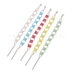 Vetro perline braccialetti per le donne&nbsp;BJEW-JB12736