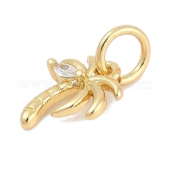 Pendentifs avec zircon cubiques à micro-pavés en laiton&nbsp;KK-Q028-61G