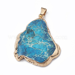 Natürlicher Regalit / imperialer Jaspis / Seesediment-Jaspis-Anhänger&nbsp;X-G-T104-04E