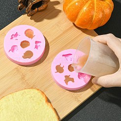 1 lot de 2 moules en silicone à thème Halloween&nbsp;ST-CJ0007-72