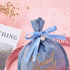 Geschenkbeutel mit Kordelzug aus Samtschmuck&nbsp;ABAG-CJC0003-02A