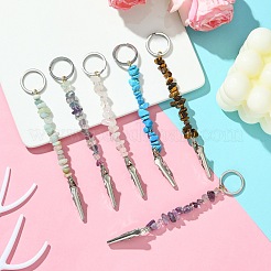 Porte-clés naturel et synthétique&nbsp;KEYC-PH01417