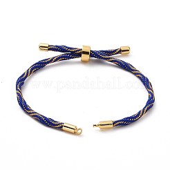 Silberarmbänder aus Nylonschnur&nbsp;MAK-C003-03G-24