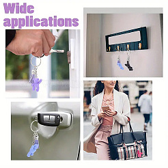 Kits de fabrication de porte-clés pendentif ours en acrylique à faire soi-même&nbsp;DIY-YW0013-17