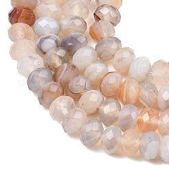 Natur Botswana Achat Perlen Stränge&nbsp;G-C259-A21-5x8mm