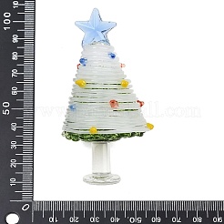 Décorations de sapin de Noël artisanales en verre filé&nbsp;LAMP-C026-06F