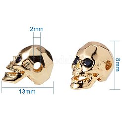 Perline zirconi micro pave  in ottone&nbsp;ZIRC-PH0002-03-NR