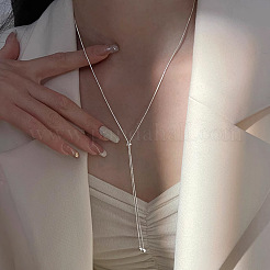 Edelstahl-Schlangenketten-Schiebe-Lasso-Halsketten für Damen&nbsp;FS-WG85452-01