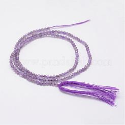 Natürlichen Amethyst Perlen Stränge&nbsp;G-E347-09