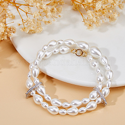 2 Stück platinierte 925 Sterling Silber Strass Twister Verschlüsse&nbsp;STER-DC0001-78