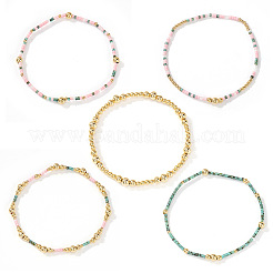 4-teiliges Stretch-Armband-Set mit Glasperlen für Damen&nbsp;WN5850