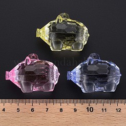 Transparenten Acryl-Anhänger&nbsp;MACR-S373-77-B
