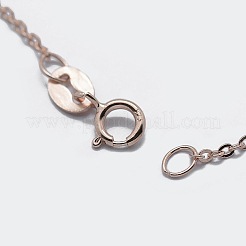 925 Kabelketten aus Sterling-Silber&nbsp;STER-F039-40cm-07RG