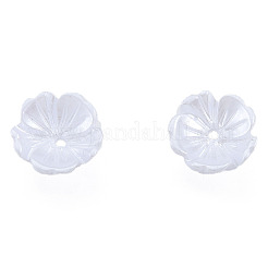 Tappi di perle di perle imitazione resina&nbsp;RESI-N036-02A-06