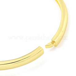Bracelets à charnière en laiton avec micro pavé d'ours&nbsp;BJEW-Z062-11G