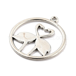 Tibetischer stil Aluminium Anhänger & Charms&nbsp;TIBE-Q098-02AS