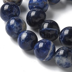 Cordes de perles de sodalite Afrique du Sud naturel&nbsp;X-G-S259-35-10mm