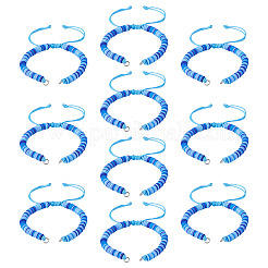 Pulseras hechas a mano con cuentas de arcilla polimérica&nbsp;AJEW-TAC00078