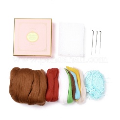 Coffret cadeau imitation dessert kit de feutrage à l'aiguille&nbsp;DIY-D065-03P