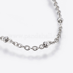 Bracelets de cheville en acier inoxydable 304 résistant au ternissement&nbsp;AJEW-H013-05P