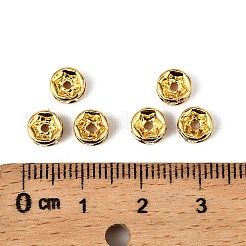Perline distanziatori strass in ottone&nbsp;X-RB-A014-Z6mm-01G-NF