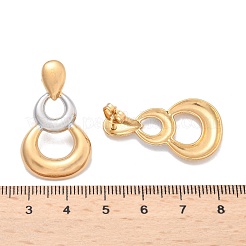 Pendientes colgantes de calabaza de dos tonos de acero inoxidable 304&nbsp;EJEW-C142-15PG