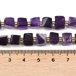 Natürlichen Amethyst Perlen Stränge&nbsp;G-G053-B26-03